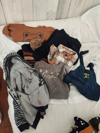 Lot vêtements bébé garçon 18 mois