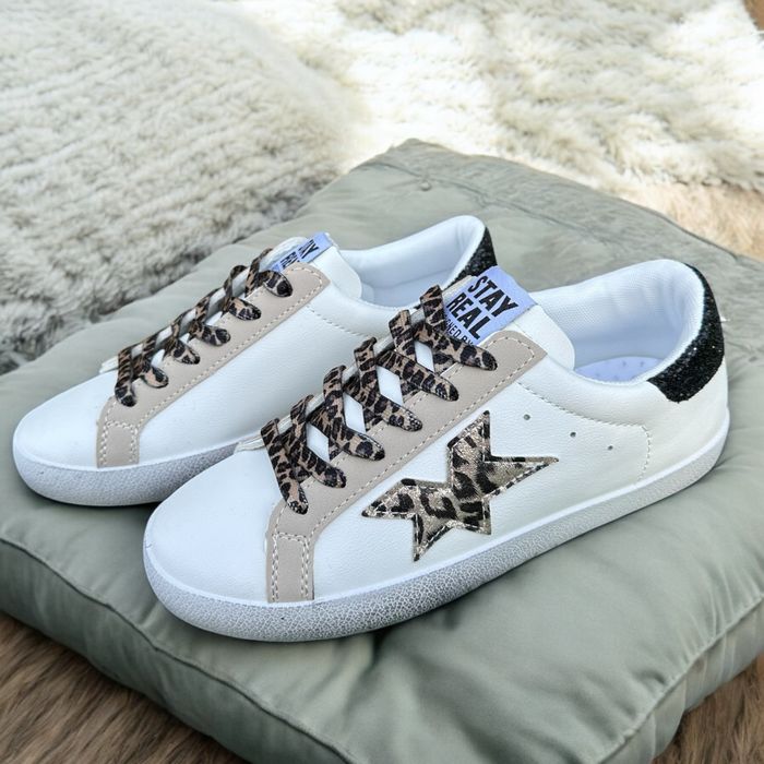 Basket blanche étoile T 39 - photo numéro 5