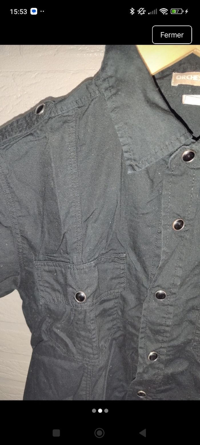 Chemise manches courtes t 12 ans - photo numéro 2