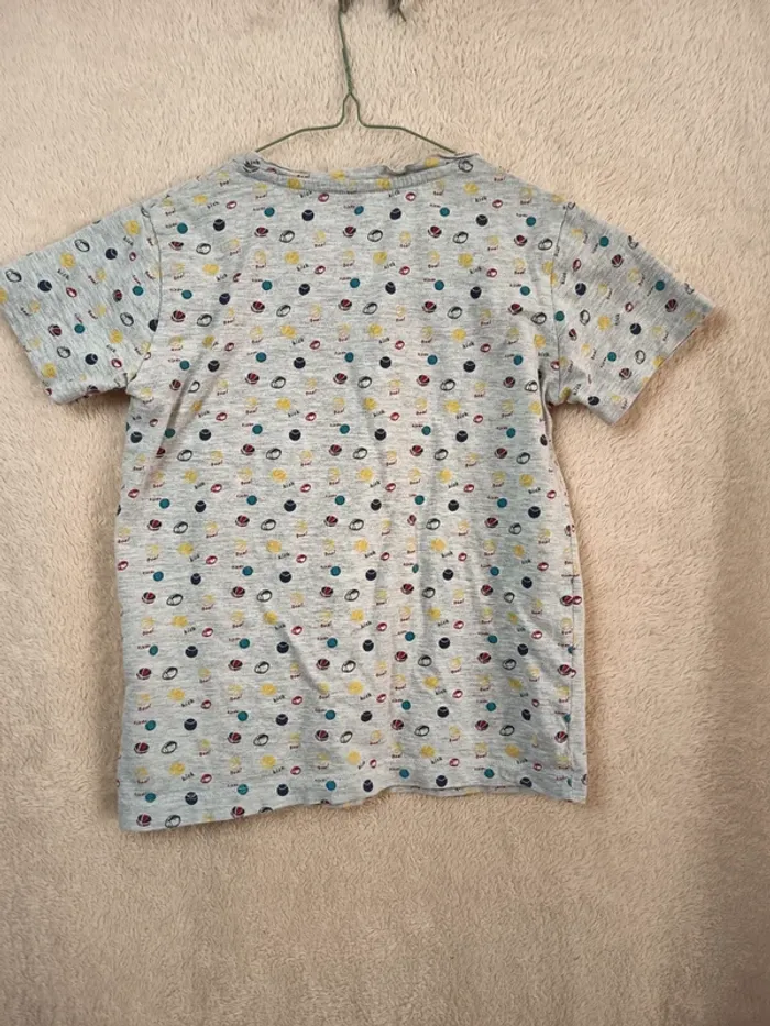 Tee-shirt garçon motif sport (ballons) marque U Essentiel (E006) - photo numéro 5