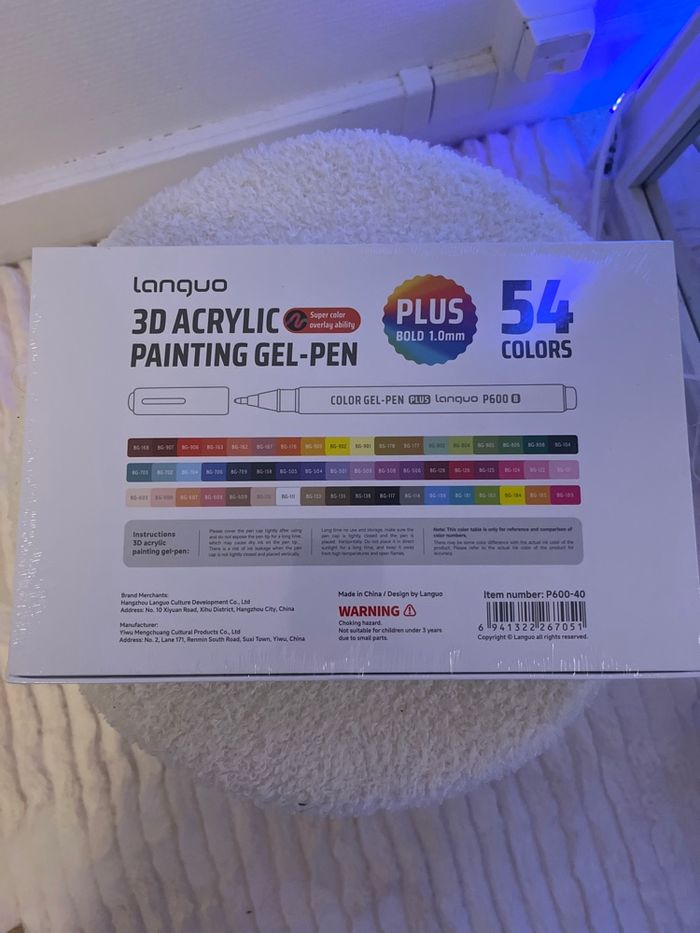 Languo 3D acrylic boîte de 54 - photo numéro 2