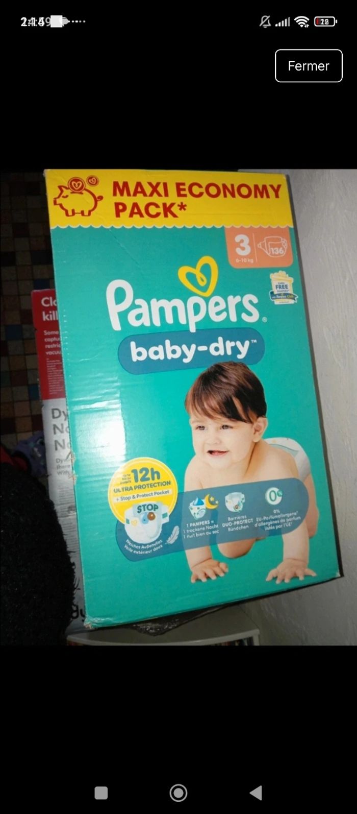Couches Pampers