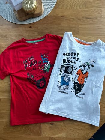 Kiabi - lot de 2 t-shirt manches courtes garçon - 5 ans