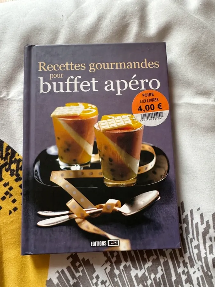 Livre de recettes gourmandes pour buffet apéro