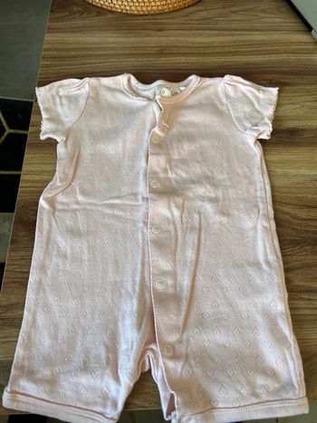 Combi été bebe fille taille 2-4 mois H&M