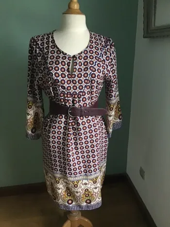 Robe multicolore