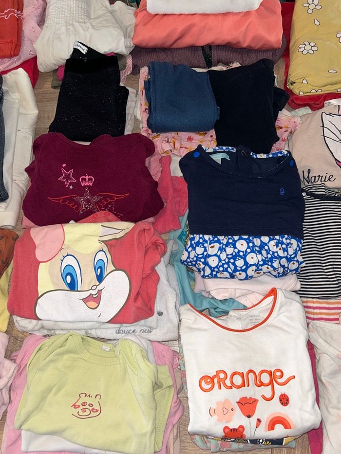 Gros lot de 100 vêtements fille - photo numéro 7