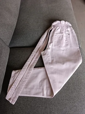 Pantalon (effet jean)parme clair