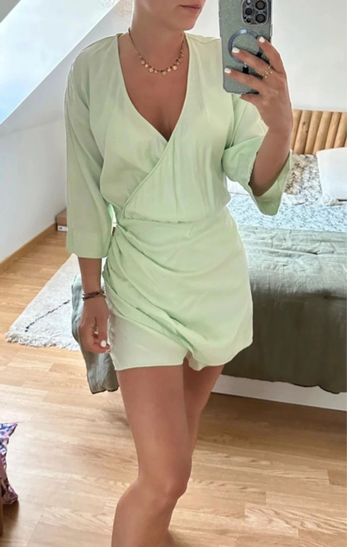 Combi-short Zara vert menthe 🥒 - photo numéro 4