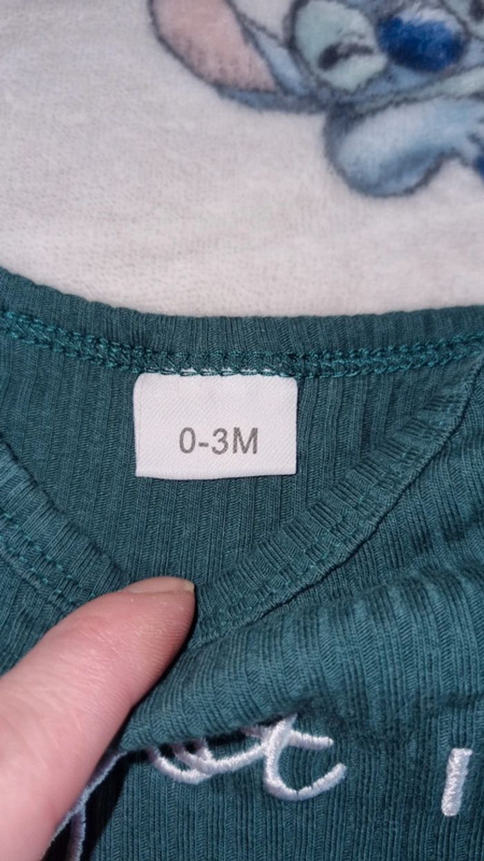 Body manche courte 0/3 mois en très bon état - photo numéro 10