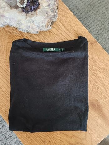 T-shirt manche courte Lauren Ralph Lauren noir taille PS