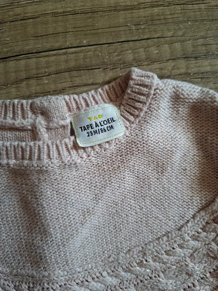 Robe pull bébé fille - photo numéro 3
