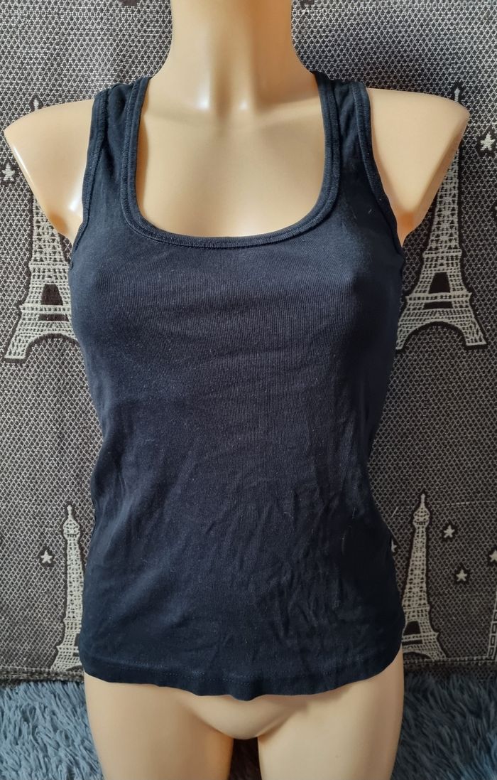 Débardeur noir taille M