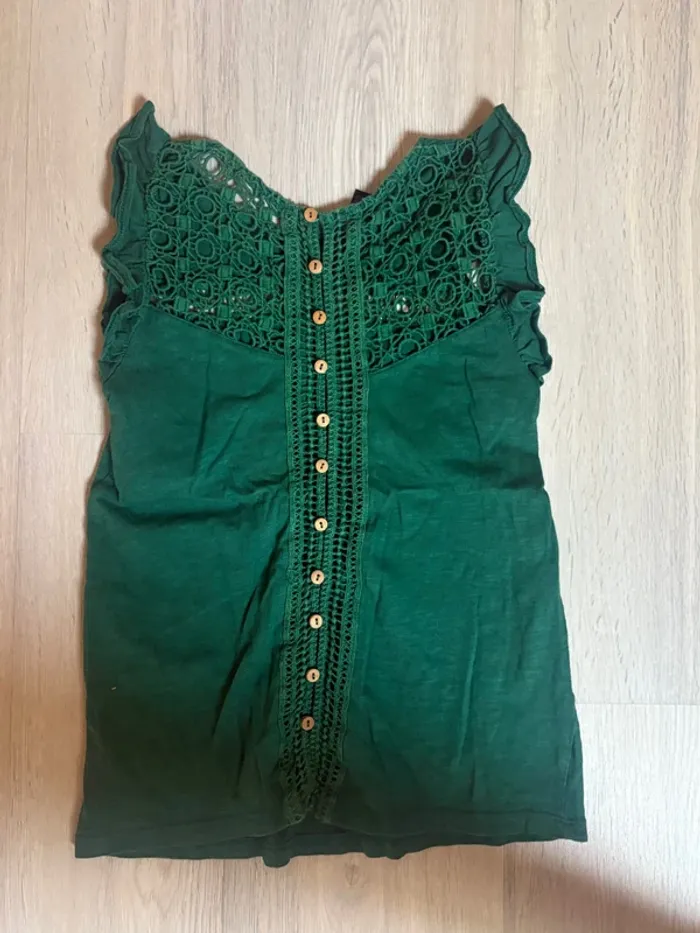 Débardeur vert - photo numéro 2