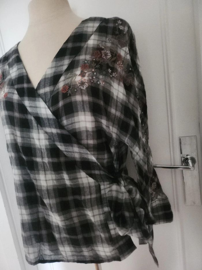 Chemise cache cœur Zara - photo numéro 4