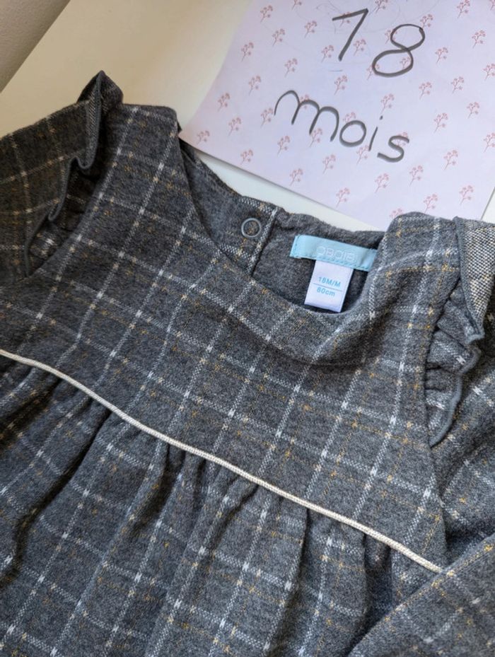 Robe à carreaux 18 mois - photo numéro 2