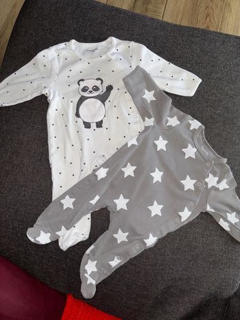 Lot deux pyjamas légers vert baudet