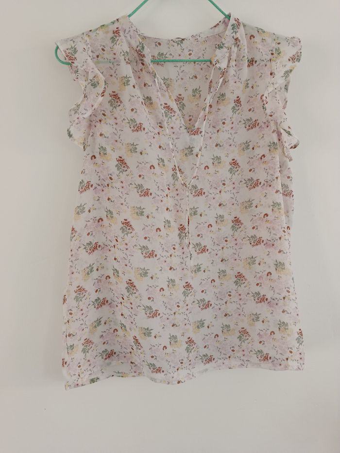 Haut fluide transparent taille 38 - photo numéro 2