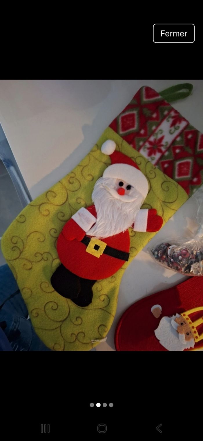 Chaussette de Noël et de St Nicolas - photo numéro 2