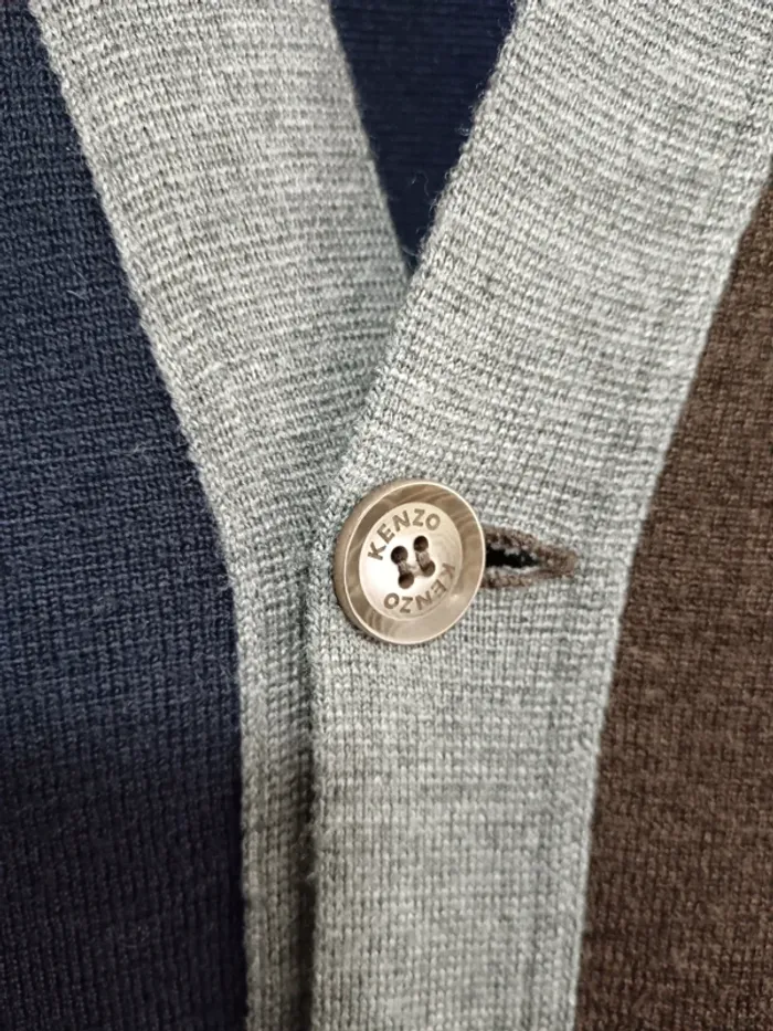 Kenzo "Cardigan structuré en laine" t. L - photo numéro 2
