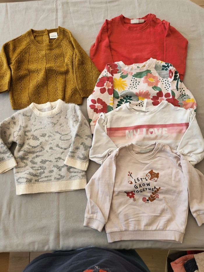 Lot vêtements 12 mois hiver fille - photo numéro 2