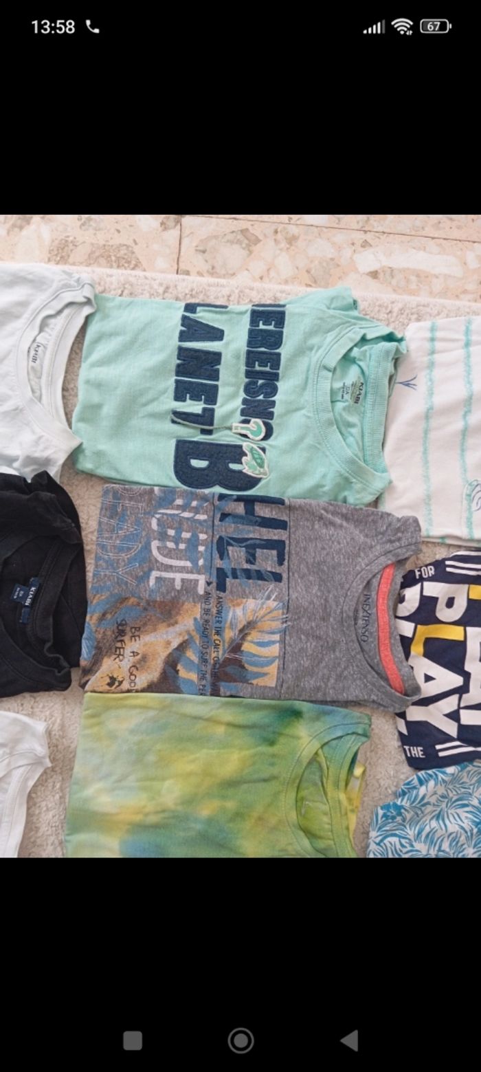 Lot de t shirts mc 12 ans - photo numéro 5