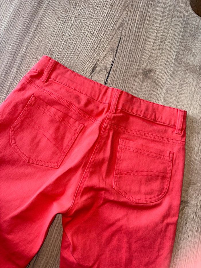 Pantalon tape à l’œil fille 14 ans corail orange - photo numéro 4