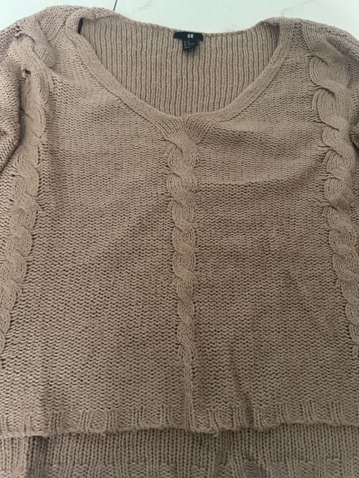 Pull H&M en maille torsadée 🧶 - photo numéro 2