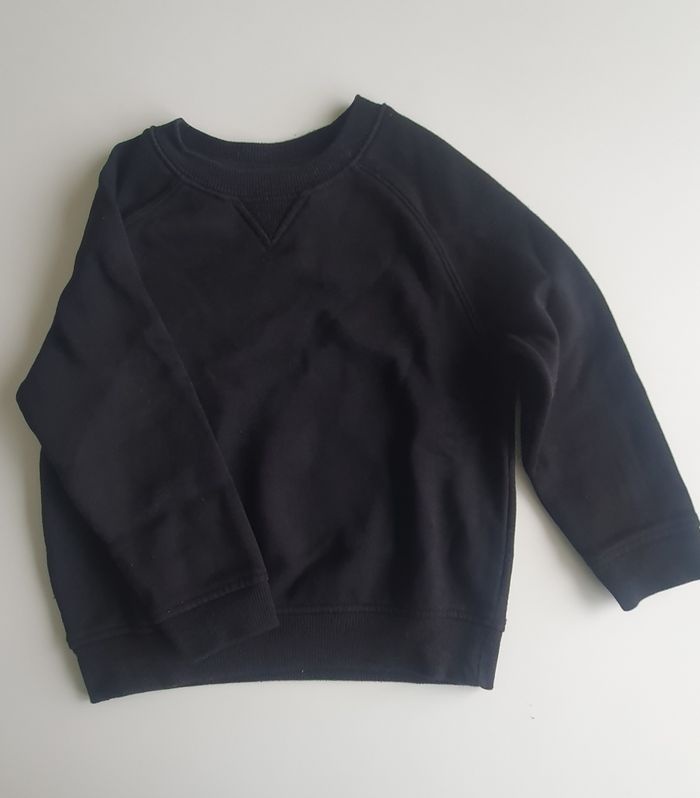 Sweat-shirt noir Primark 3/4 ans