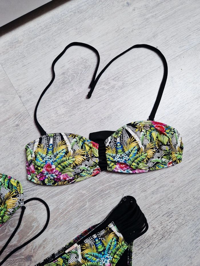Maillot de bain bikini 3 pièces Banana Moon 36 tropical - photo numéro 4