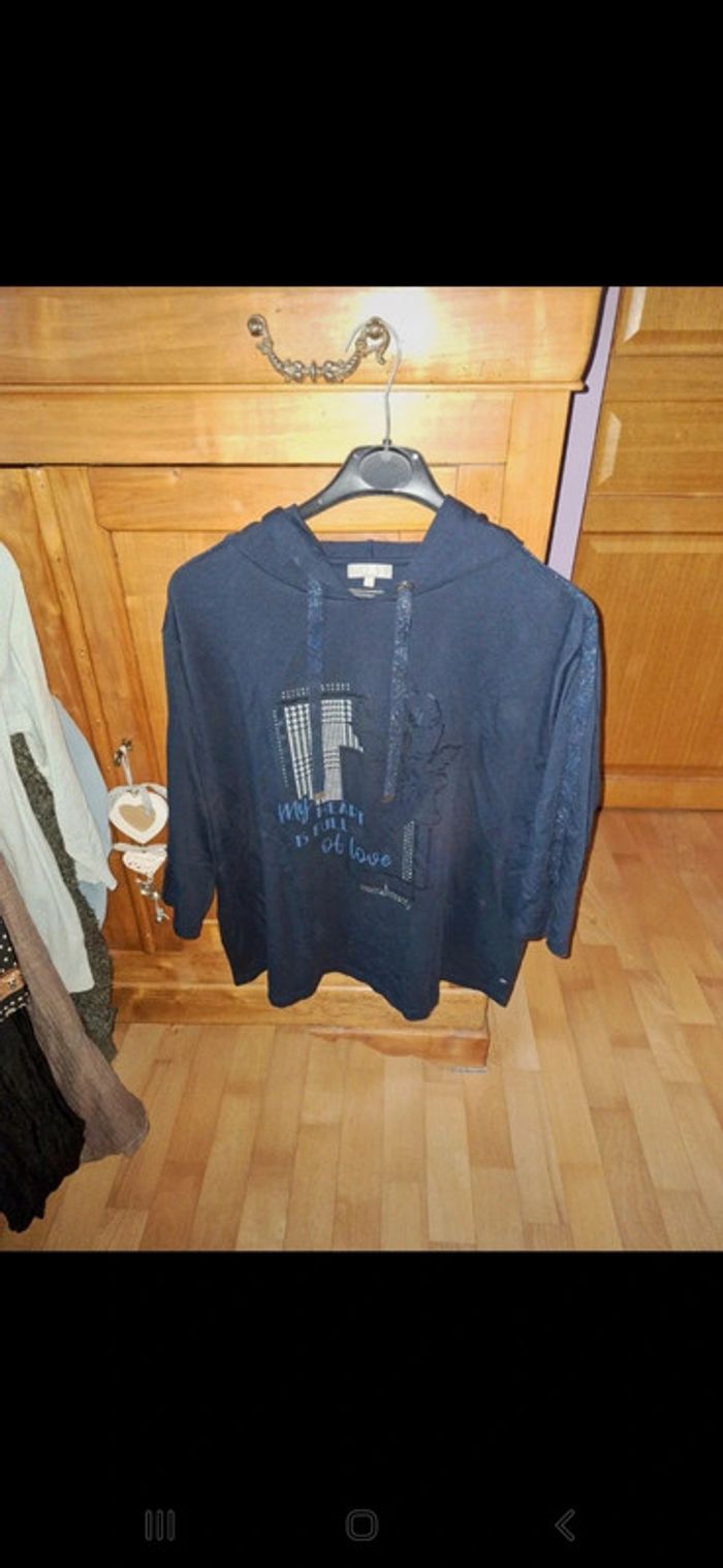 Sweat à capuche femme taille XL