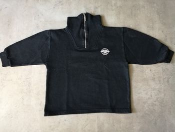 Sweat shirt noir 6 ans Clip Company