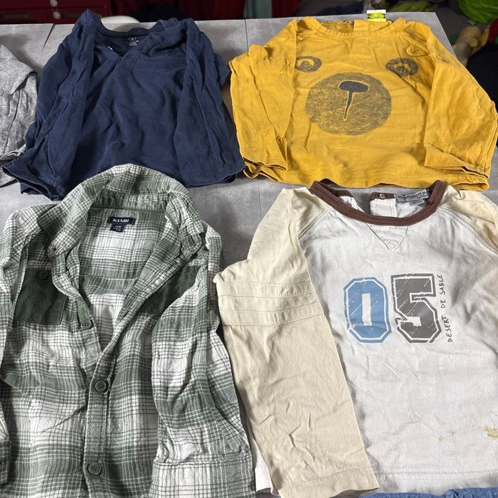 Lot 9 t-shirt haut taille 23-24 mois - photo numéro 4