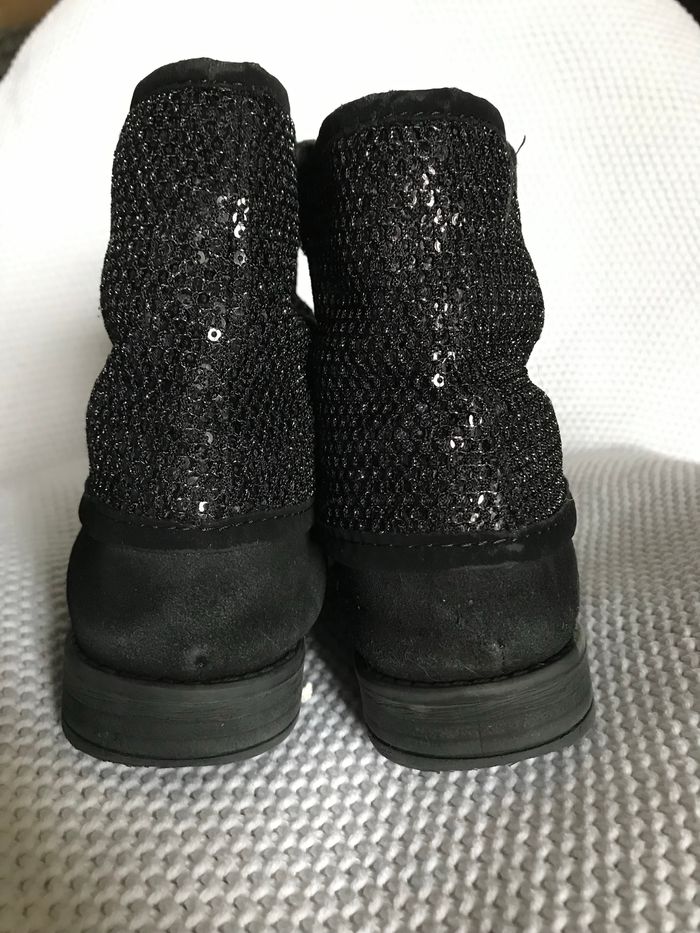 Bottines cuir daim noir 34 KOOKAI - photo numéro 5