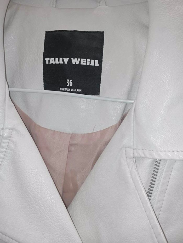 Veste femme blanc taille 36 marque Tally weijl très bon état. - photo numéro 3
