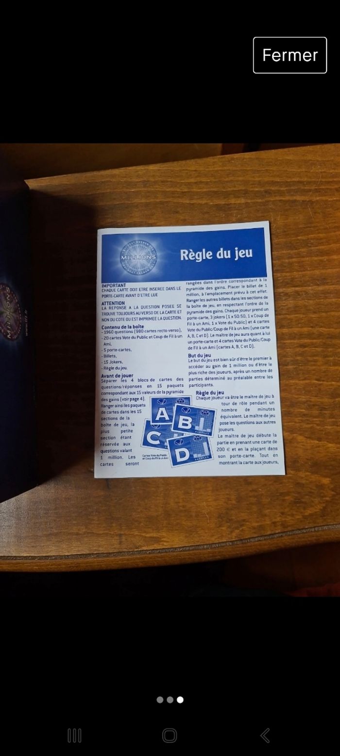 Jeu Qui veut gagner des millions - photo numéro 3