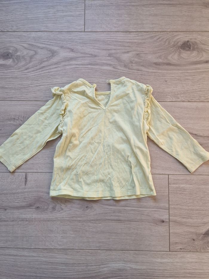 Lot de 5 T-shirts bébé fille manches longues 12 mois - photo numéro 7