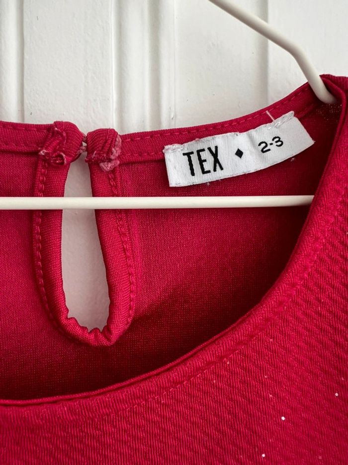 Robe fuschia tex 2-3 ans - photo numéro 2