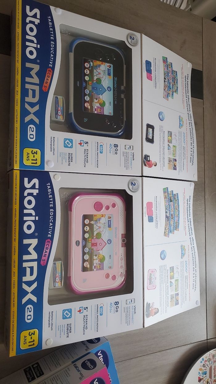 Storio Max 2.0 Tablette Éducative Vtech Bleu + Rose. - photo numéro 3