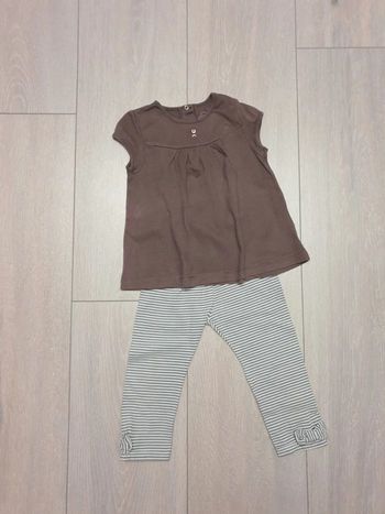 Ensemble 2 pièces. Fille 18 mois. Marque Tape a l œil/ Bout'chou