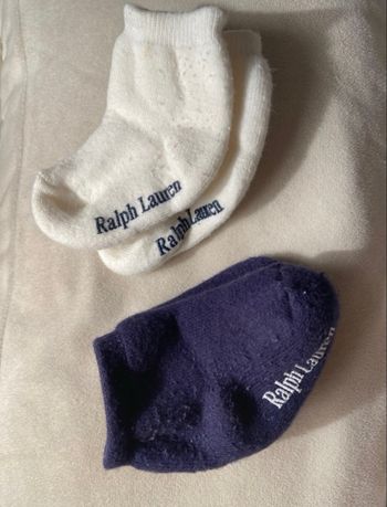 Lot de 2 paires de chaussette bebe Ralf Lauren