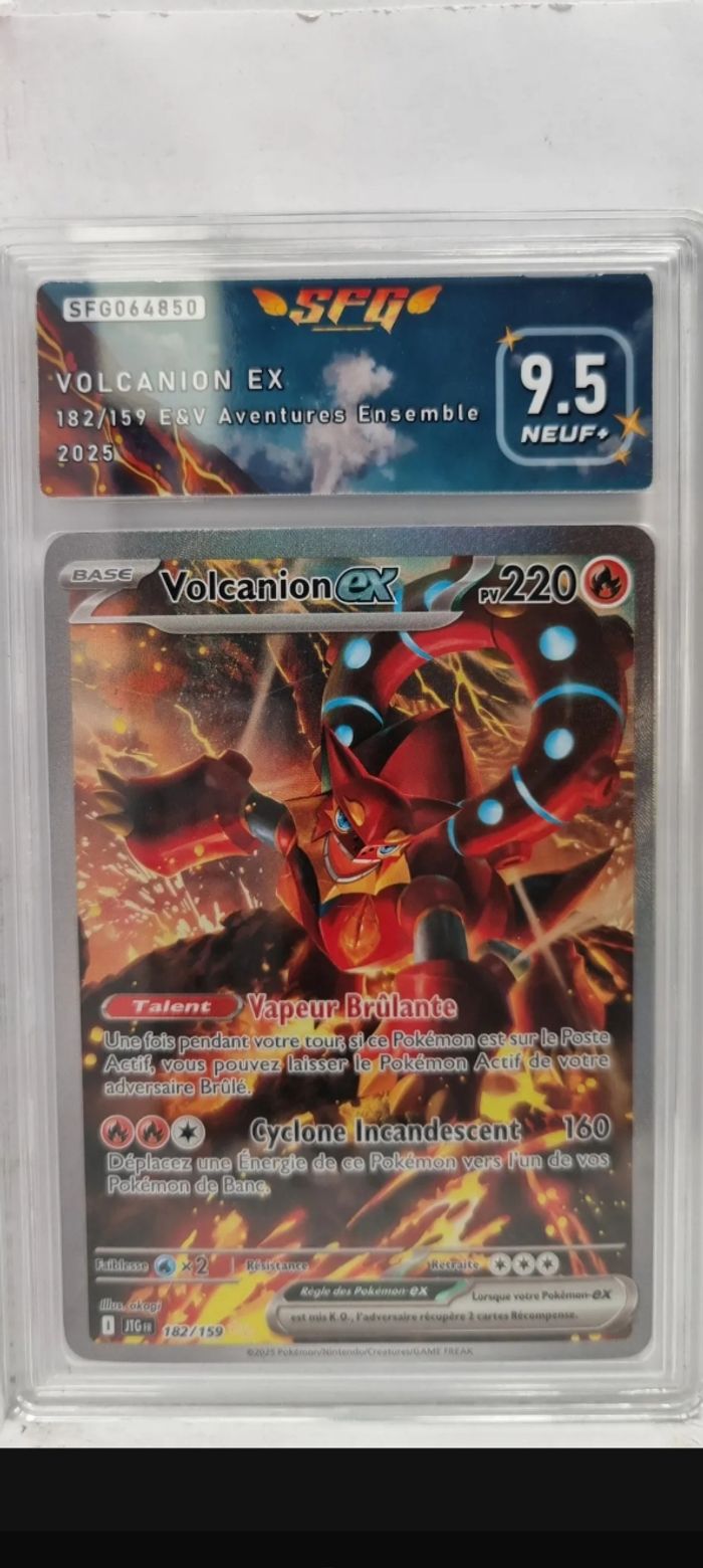 VOLCANION EX Gradée 9.5