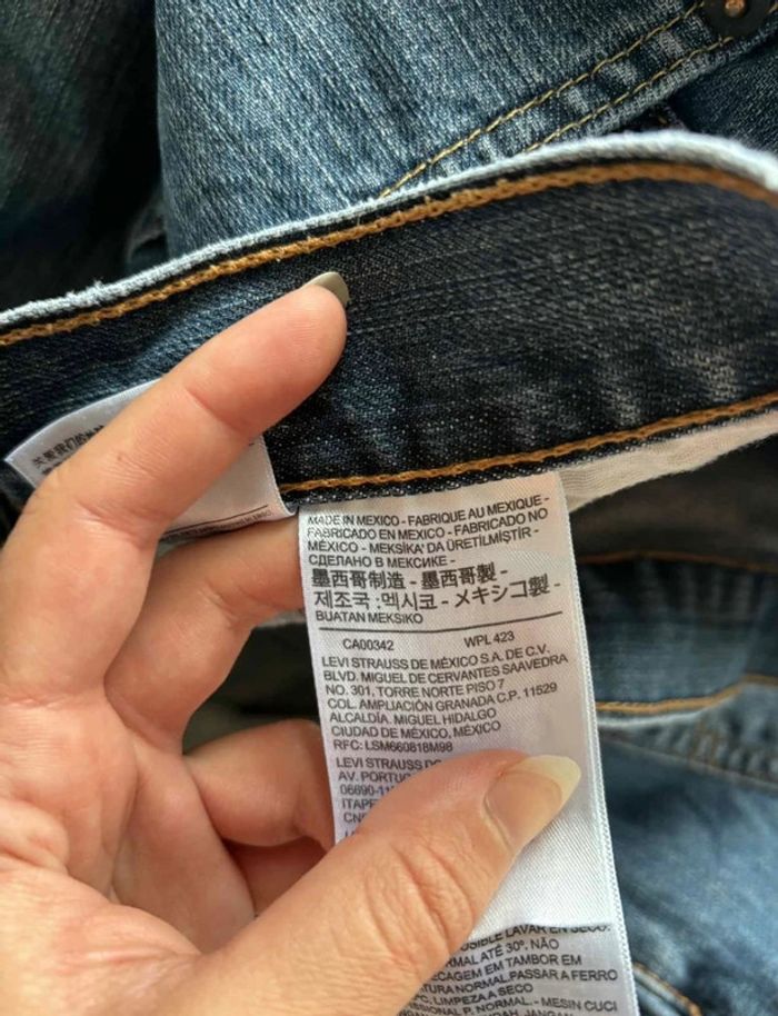 Jean Levi’s 559 Homme XL - 46/48 L36 bleu coupe Relaxed droit ample Mexique 00s y2k grande taille - photo numéro 8