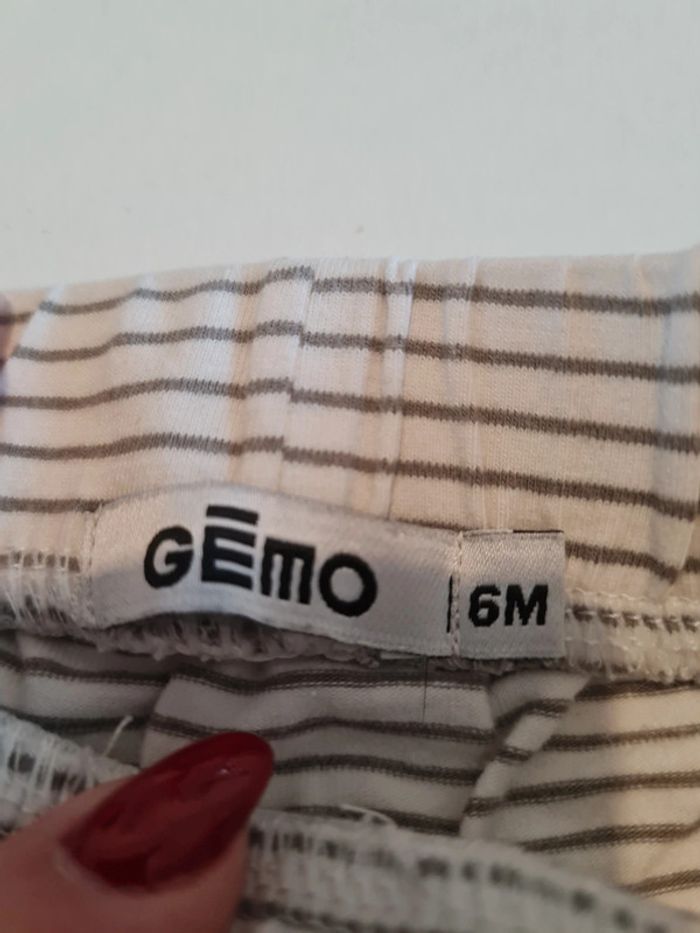 Sarouel blanc rayé - photo numéro 2