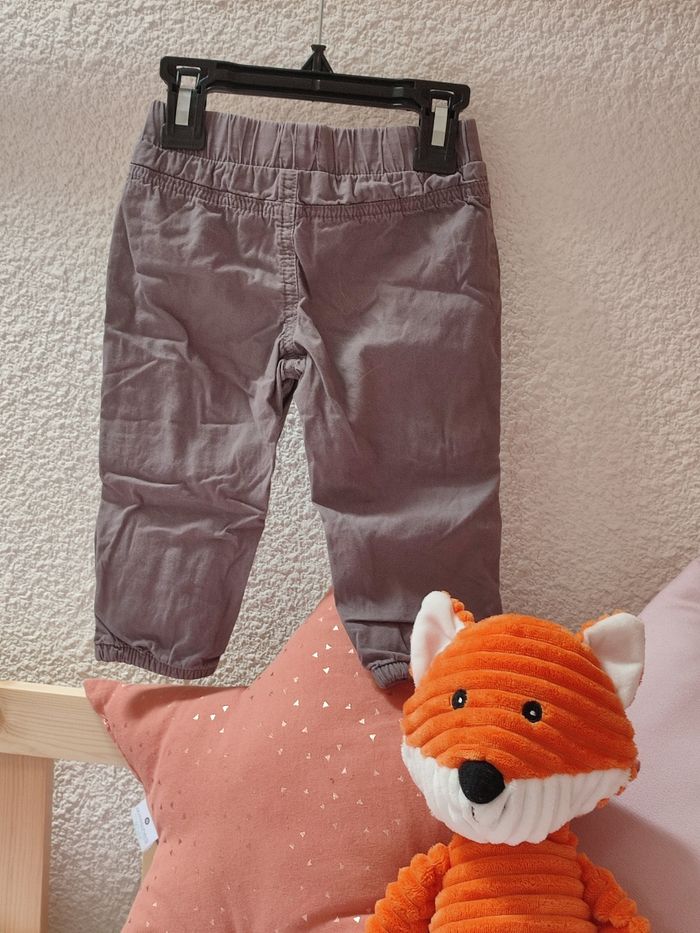 Pantalon marron - 12 mois - Très bon état - Kimbaloo - photo numéro 3