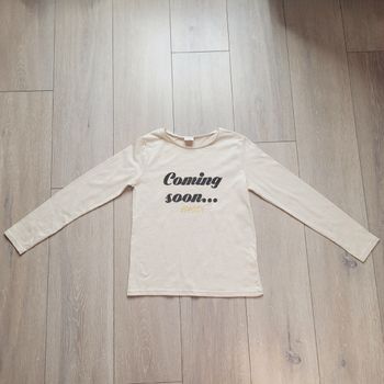 Maillot crème pailleté or. Fille 12 ans. Marque Tape à l'oeil