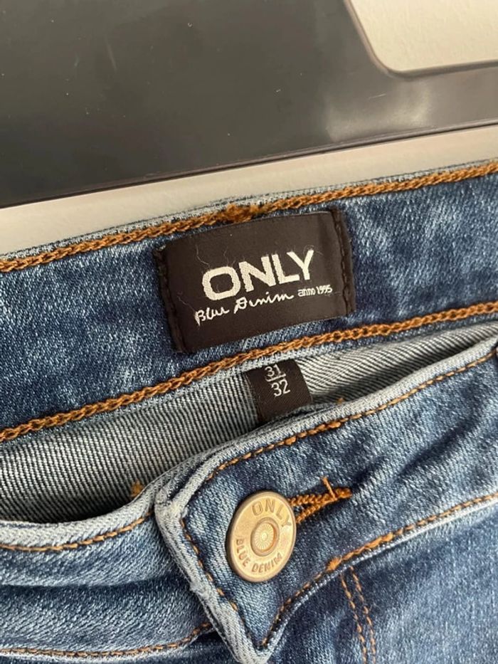 Jean slim bleu déchiré Only - photo numéro 2