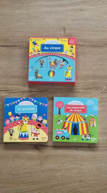 Box livres animés sur le cirque