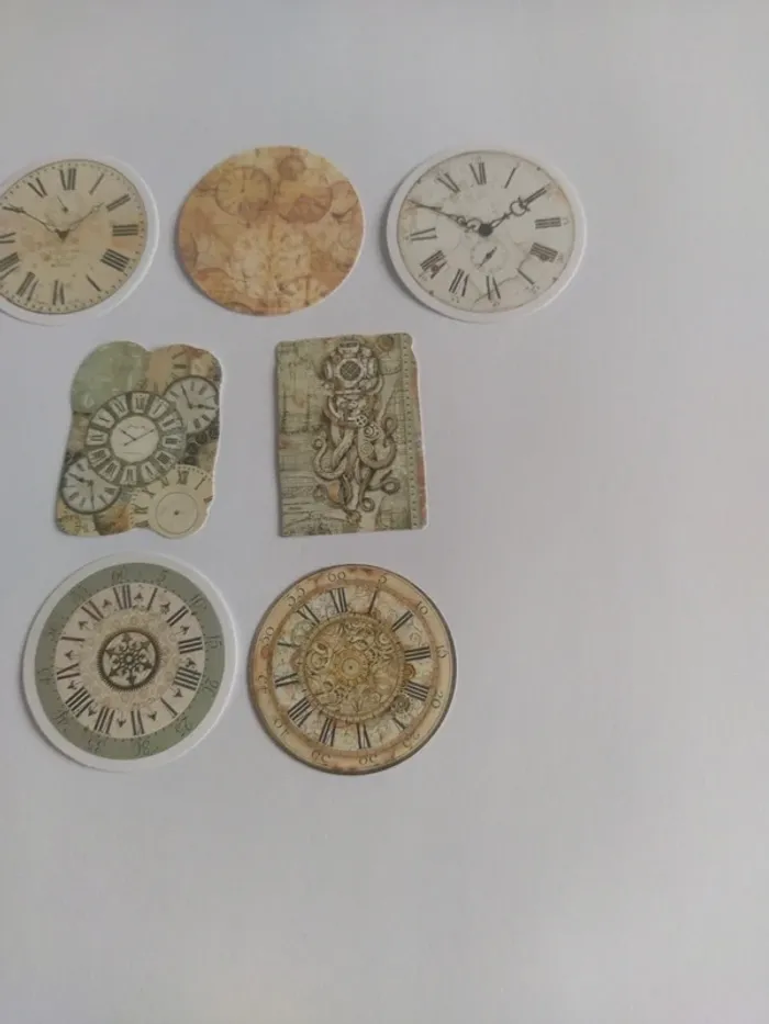 Lot de stickers thème horloge (lot C) - photo numéro 3