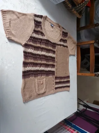 Pull manche courte